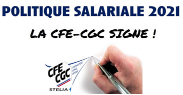 La CFE-CGC signe la politique salariale !